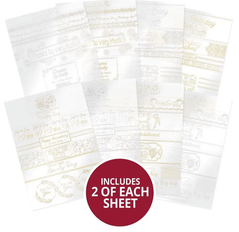 Card Wraps Luxury Foiled Acetate