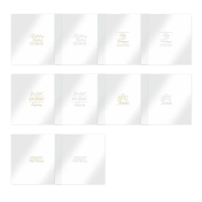 Sentiment Sheets Luxury Foiled Acetate