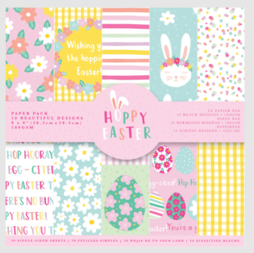 Hoppy Easter 8x8, 30 sheets