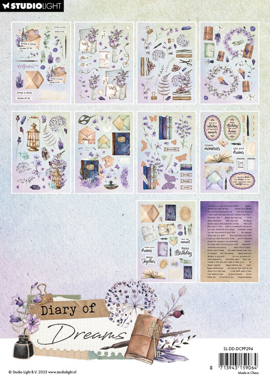 Diary of Dreams Die-Cuts, 500 pieces