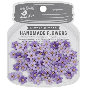 Lavender Whisper Natalia Paper Flowers, 60 pieces