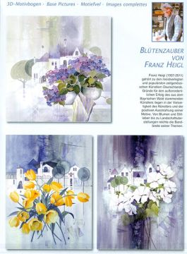 Watercolor Hydrangeas, Tulips & Hibiscus Die-Cuts