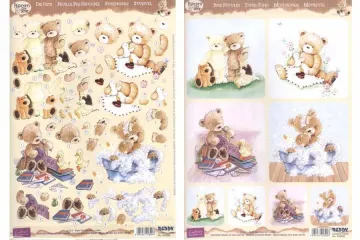 Popcorn the Bear 3D Precut -Children