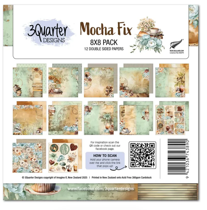 Mocha Fix 8x8 Papers