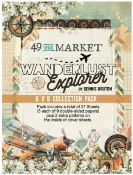 Wanderlust Explorer 6x8 Papers