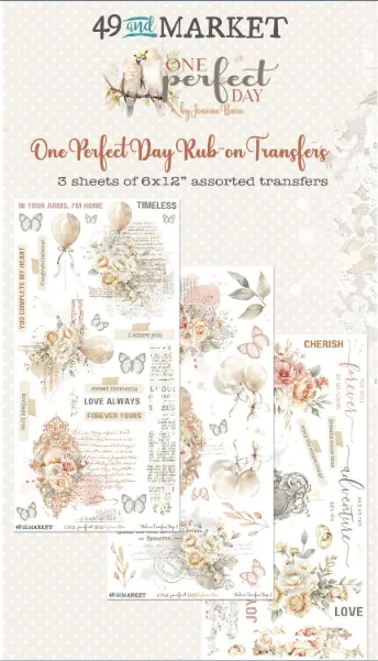 One Perfect Day Rub-Ons