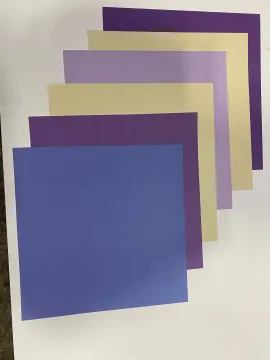 Cardstock 12x12--blue, purple, tan, white, 18 sheets