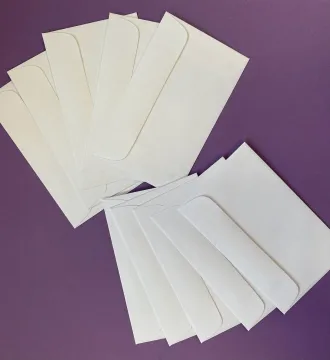 3"x5" envelopes, 10 pieces