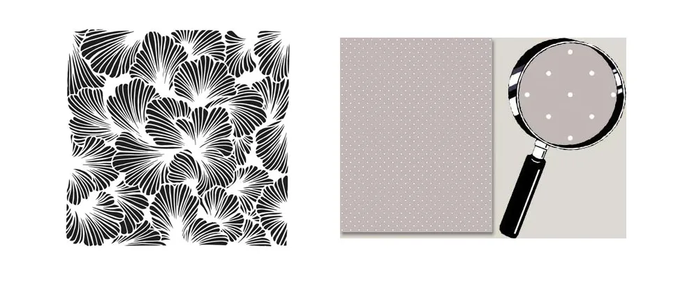 Lush Petals & Snowflakes by Stencils & Such  Money Saver