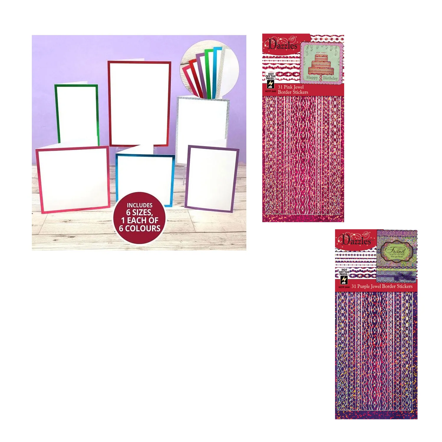 Foil Edged Cards by Hunkydory Money Saver