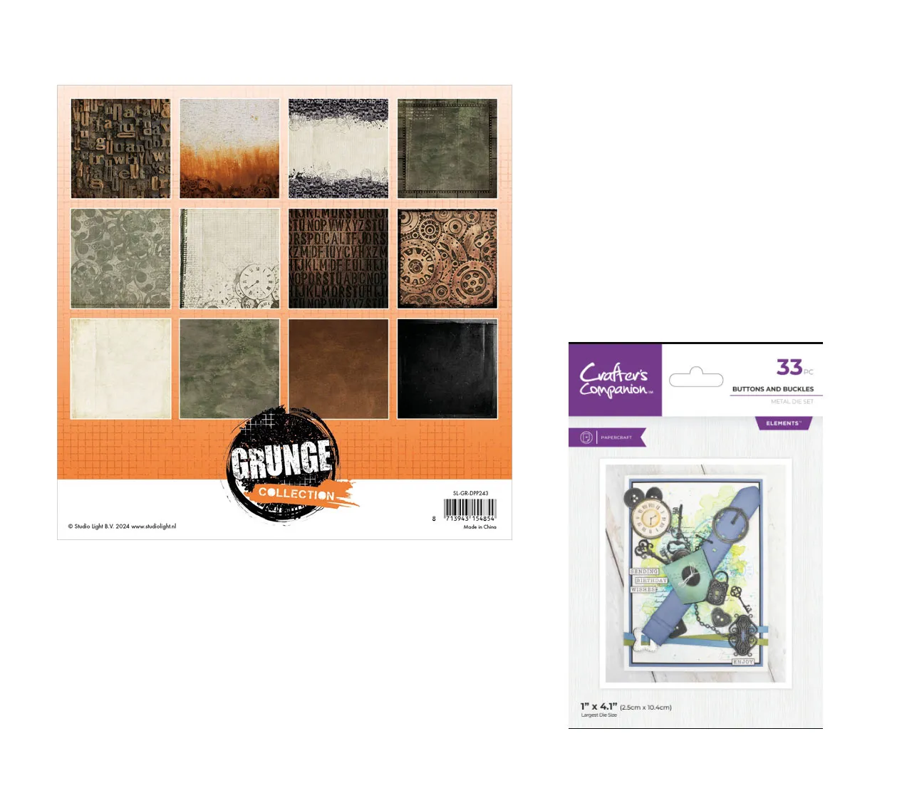 Buckles & Grunge by Studio Light & Crafter's Money Saver