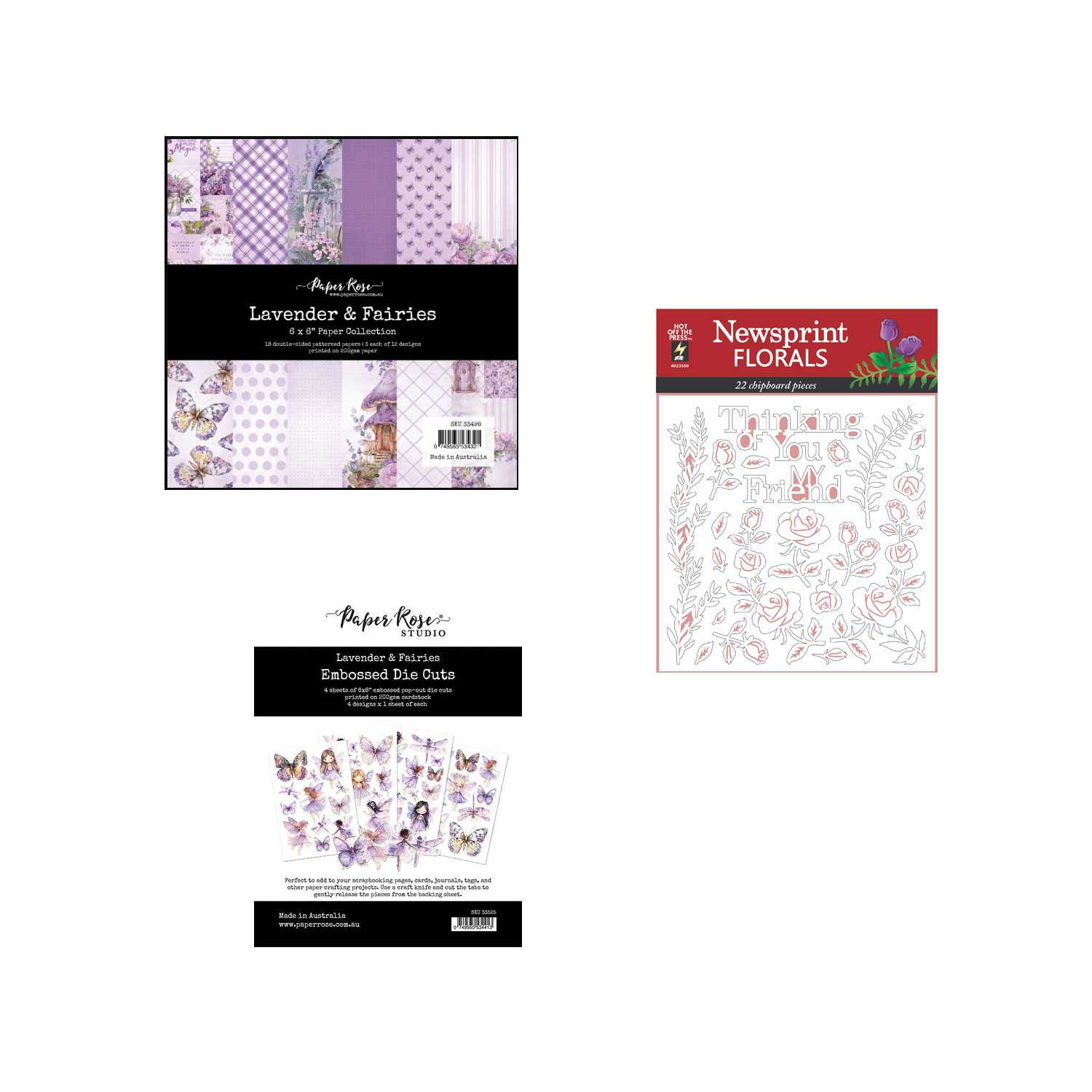 Lavender & Fairies by Paper Rose Money Saver