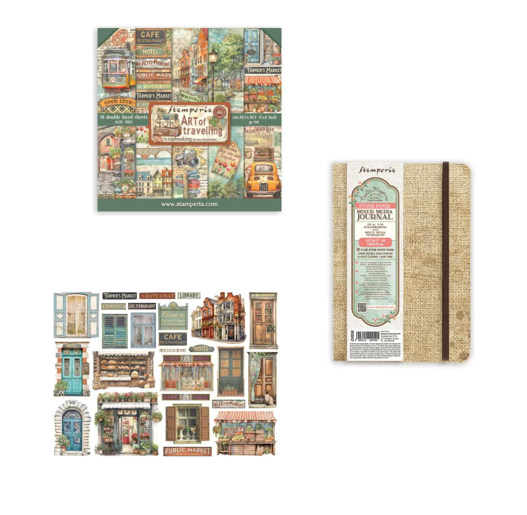 Art of Traveling by Stamperia Money Saver