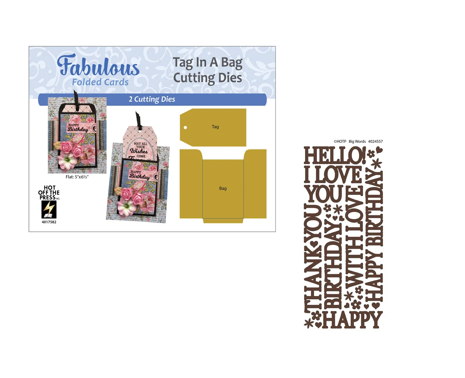 Tag in a Bag Dies by Fabulous Folded Money Saver