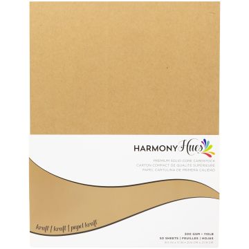 Kraft 110# Cardstock, 50 sheets 8.5x11