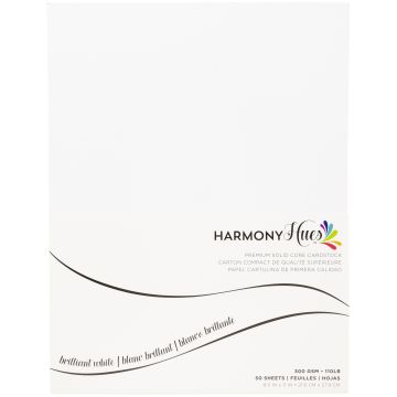 Brilliant White 110# Cardstock, 50 sheets 8.5x11