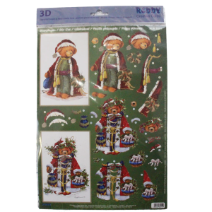 3D Card Toppers - Saint Nicholas Bear