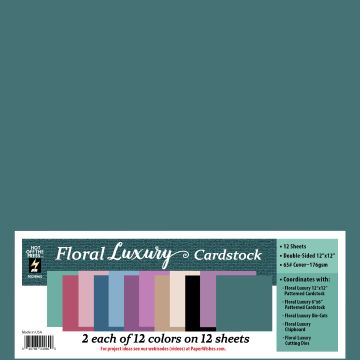 Floral Luxury 12x12 Solid Cardstock