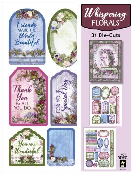 Whispering Florals Die-Cuts, 31 pieces