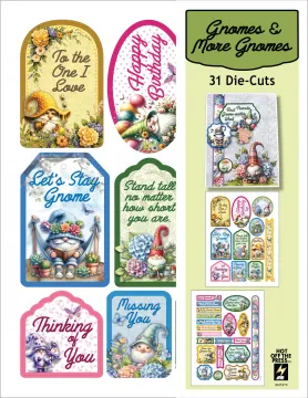 Gnomes & More Gnomes Die-Cuts, 31 pieces