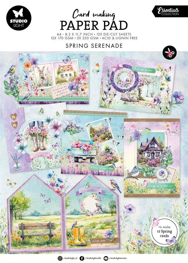 Spring Serenade Card Making Pad