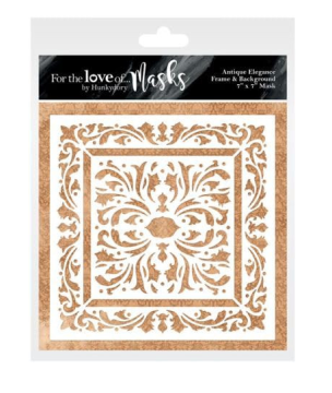 Antique Elegance Frame & Background Stencil