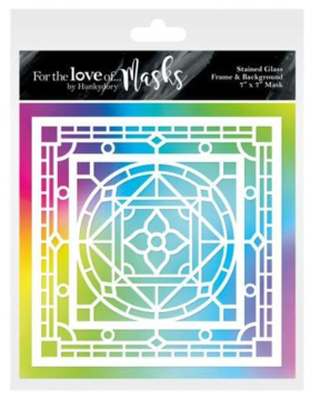 Stained Glass Frame & Background Stencil