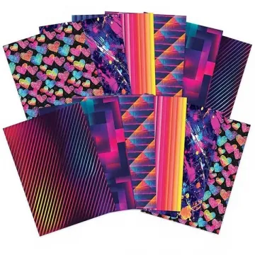 Neon Brights Adorable Scorable Designer Cardstock Pack