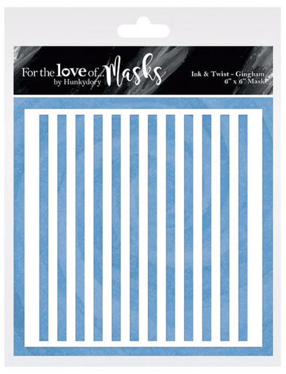 Gingham Ink & Twist Mask