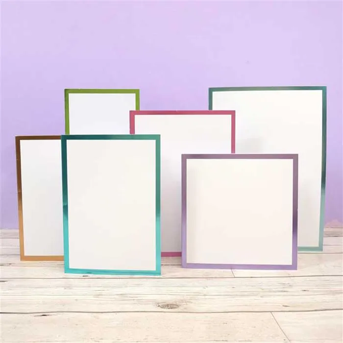 Pastel Foiled Edge Card Blanks & Envelopes Megabuy, 36 cards & envelopes