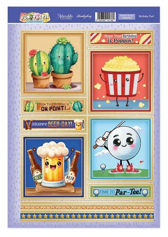 Birthday Pun! Pun-tastic Topper Sheet