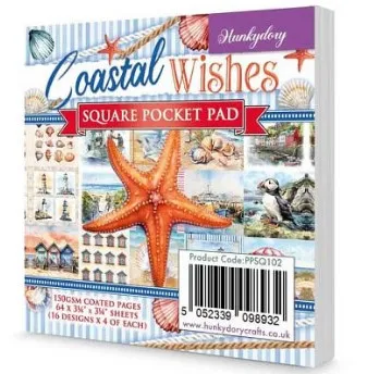 Coastal Wishes Square Pocket Pad