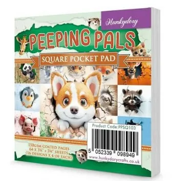 Peeping Pals Square Pocket Pad