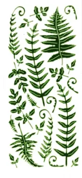 Green Fern Dazzles&trade; Stickers