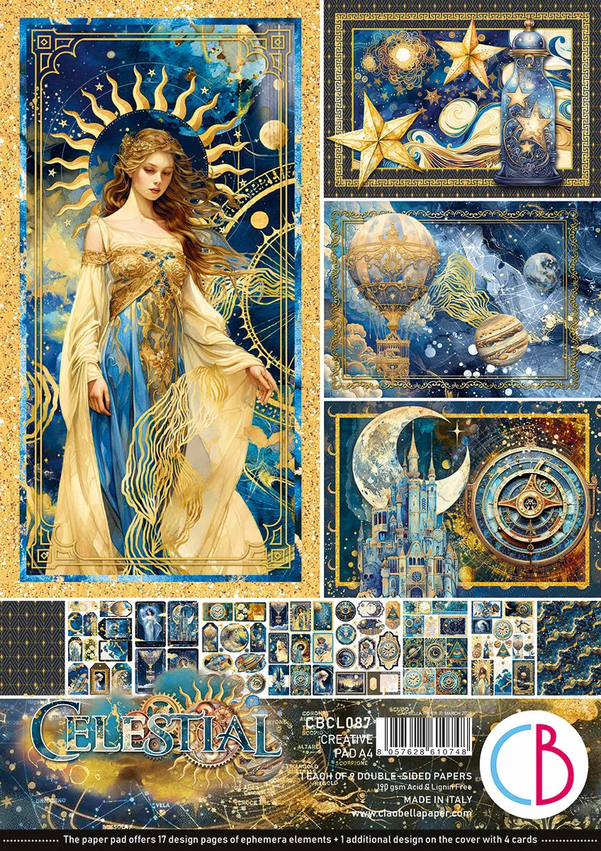 Celestial Creative Pad Die-Cuts
