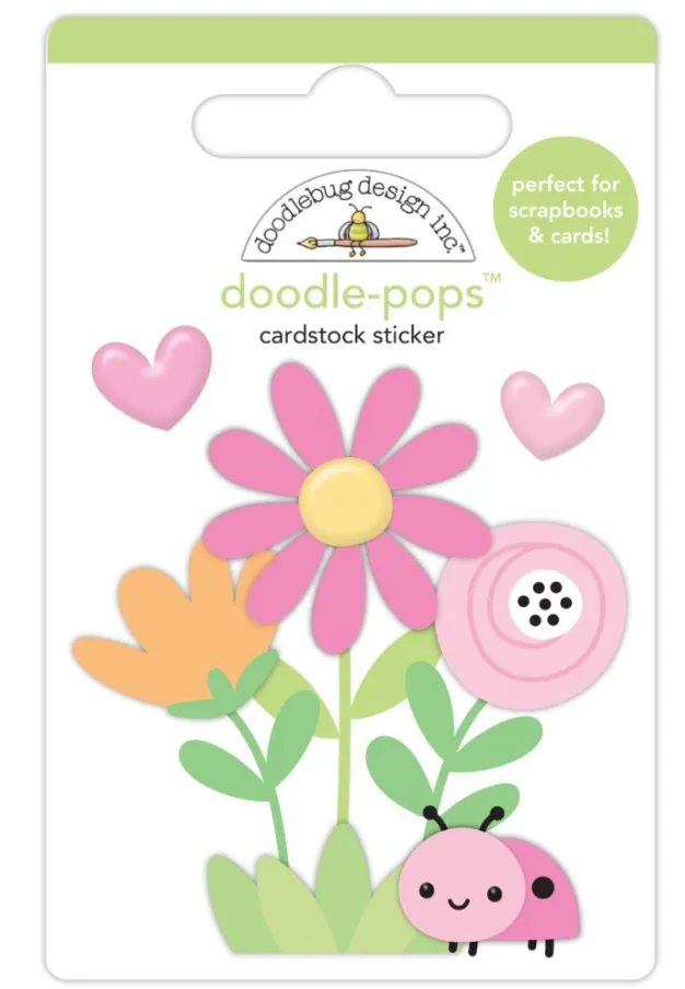 Ladybug Garden 3D Sticker