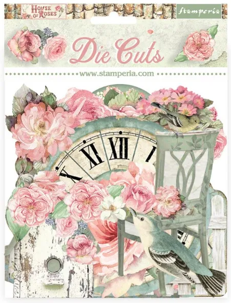 House of Roses Die-Cuts, 38 pieces