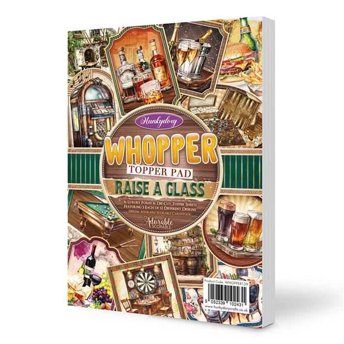 Raise a Glass Whopper Topper Pad