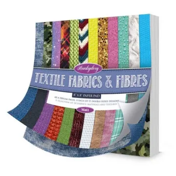 Textile Fabrics & Fibres 8"x8" Paper Pad