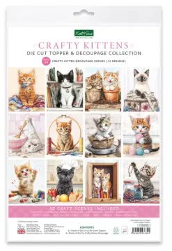 Crafty Kittens Die-Cut Toppers