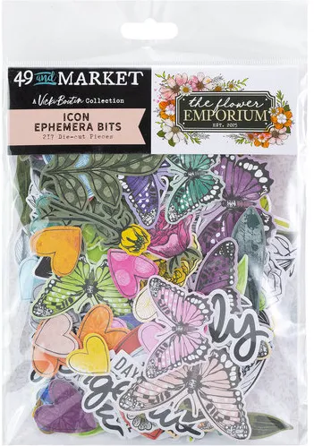 Flower Emporium Die-Cuts, 217 pieces