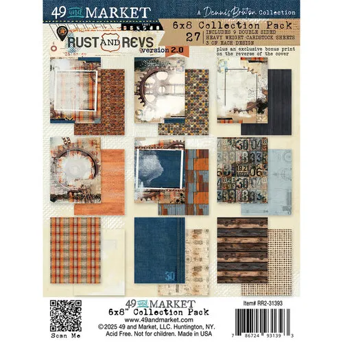 Rust and Revs 2.0, 6x8 Papers