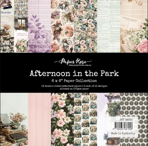 Afternoon in the Park 6x6 papers