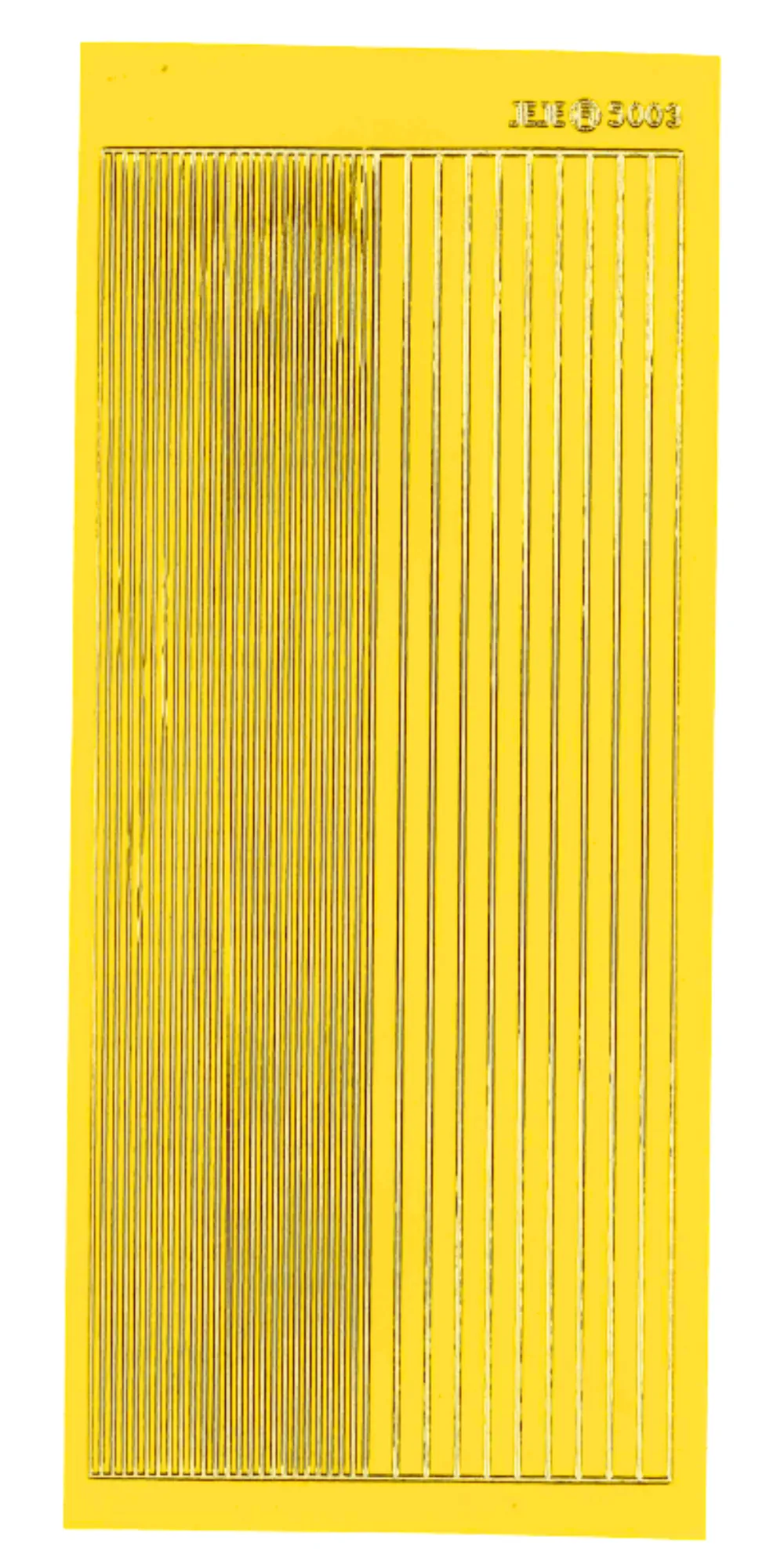 Yellow Straight Line Dazzlesâ¢ Stickers, 34 pieces