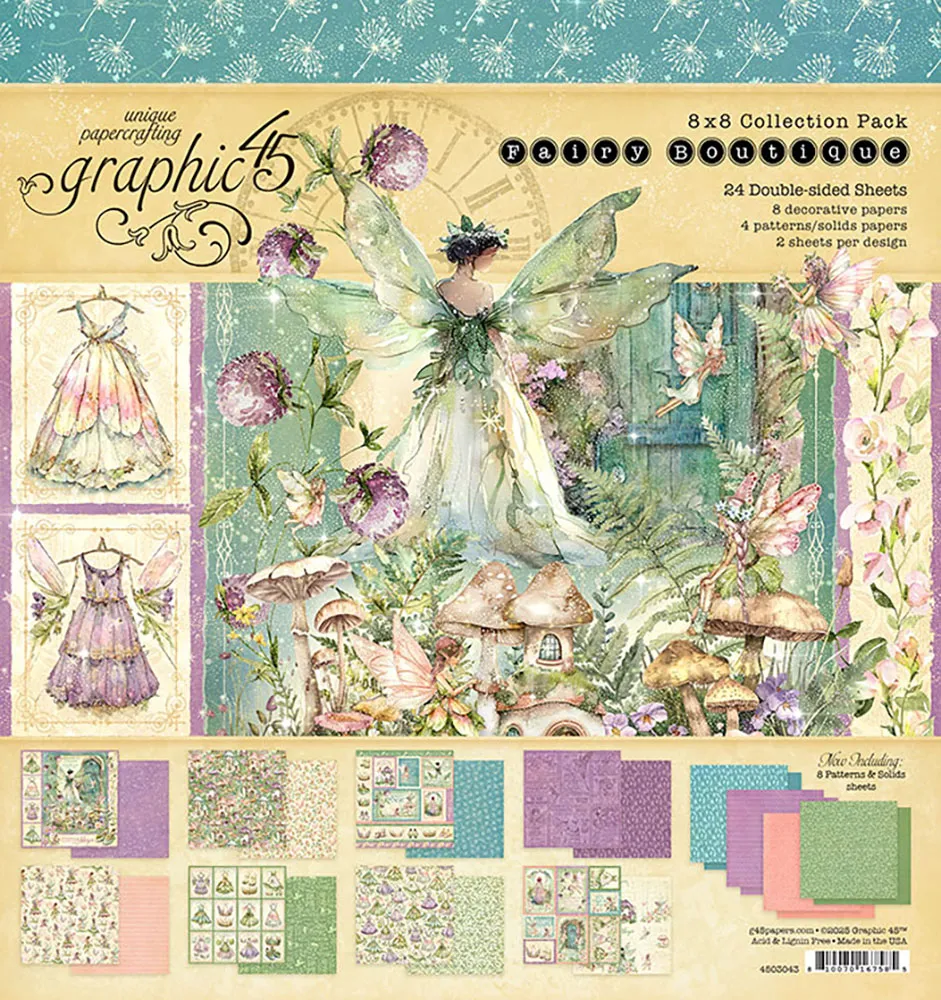 Fairy Boutique 8x8 Papers