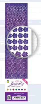 Flowers Peel Offs Stickers, 7 half sheets