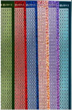 Oval Border Colorful Dazzles&trade;  Stickers, 6 sheets
