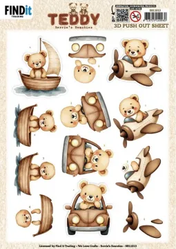 Teddy Transport Die-Cuts