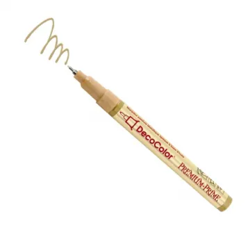 Gold Metallic DecoColor  Extra Fine Tip Pen