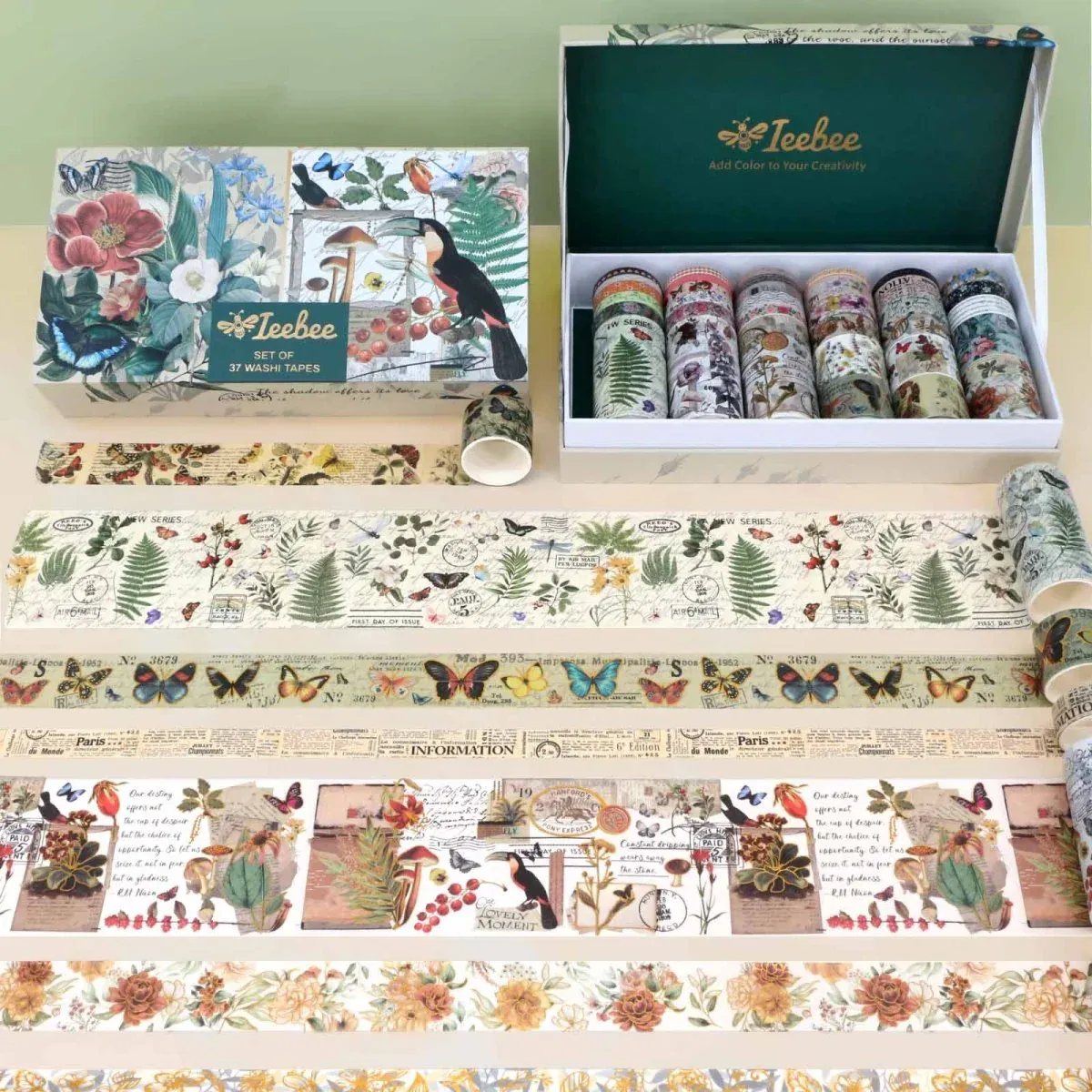 Nature's Notes Washi, 37 rolls